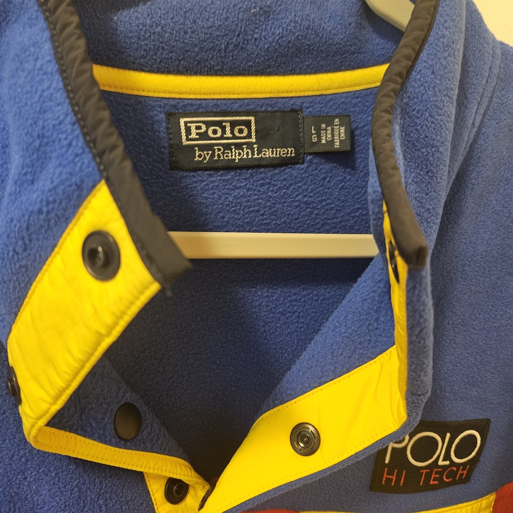 Polo Hi Tech Colorblock Pullover - image 4